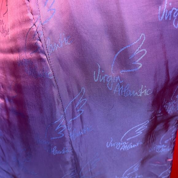 Vivienne Westwood Virgin Atlantic wool coat women’s size 8 red long Limited Edit - Picture 11 of 16